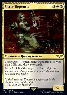 Sister Repentia 40K-142 Rare Excellent Englisch