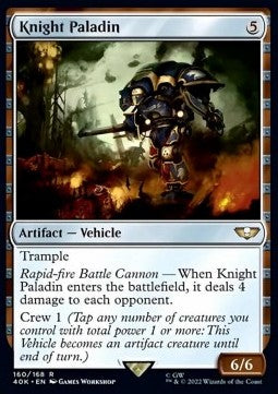 Paladinritter 40K-160 Rare Near Mint Deutsch
