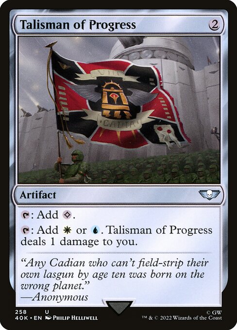 Talisman of Progress 40K-258 Uncommon Near Mint Englisch