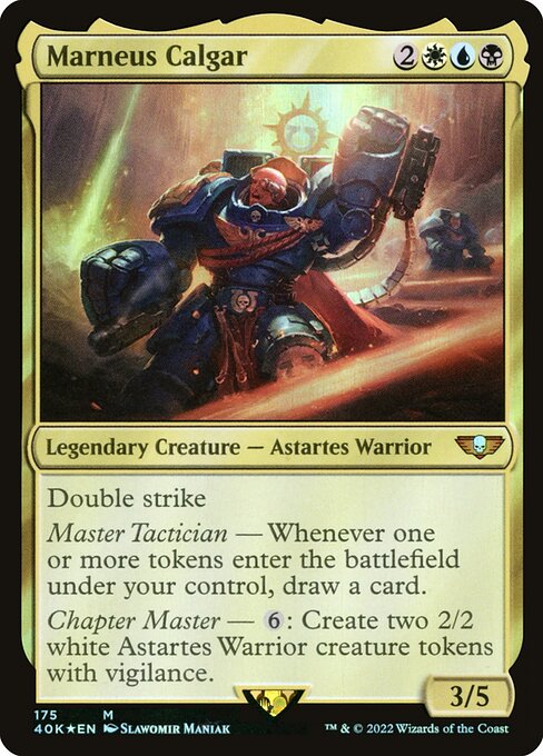 Marneus Calgar (V.2) 40K-175 Mythic Excellent Englisch Foil