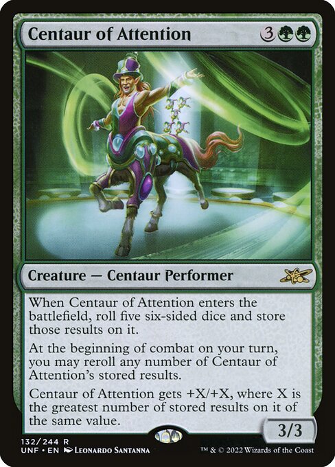 Centaur of Attention UNF-132 Rare Excellent Englisch