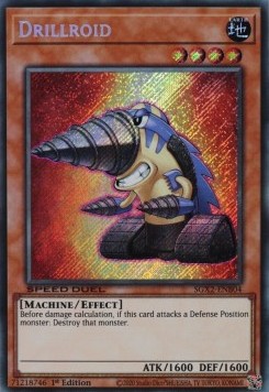 Drillroid SGX2-DEB04 Secret Rare Near Mint Deutsch 1. Auflage
