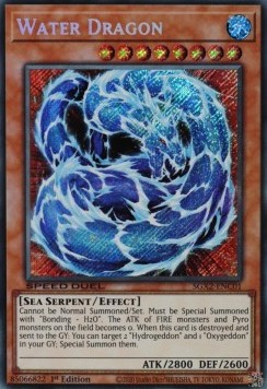 Wasserdrache SGX2-DEC01 Secret Rare Near Mint Deutsch 1. Auflage