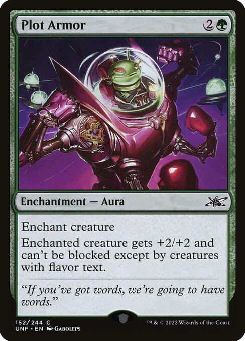 Plot Armor UNF-152 Common Excellent Englisch Foil