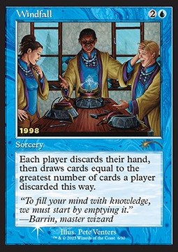 Windfall 30C-6 Rare Near Mint Englisch Foil