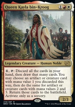 Queen Kayla bin-Kroog BRO-218 Rare Excellent Englisch Foil