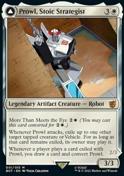 Prowl, Stoic Strategist // Prowl, Pursuit Vehicle (V.1) BOT-1 Mythic Excellent Deutsch