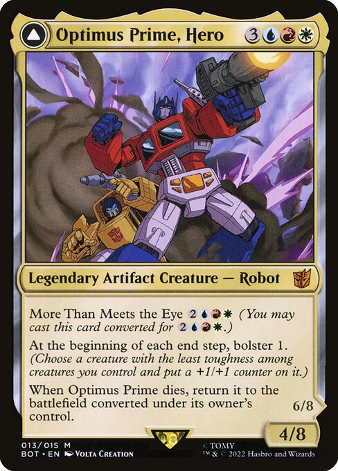 Optimus Prime, Hero // Optimus Prime, Autobot Leader BOT-13 Mythic Good Englisch
