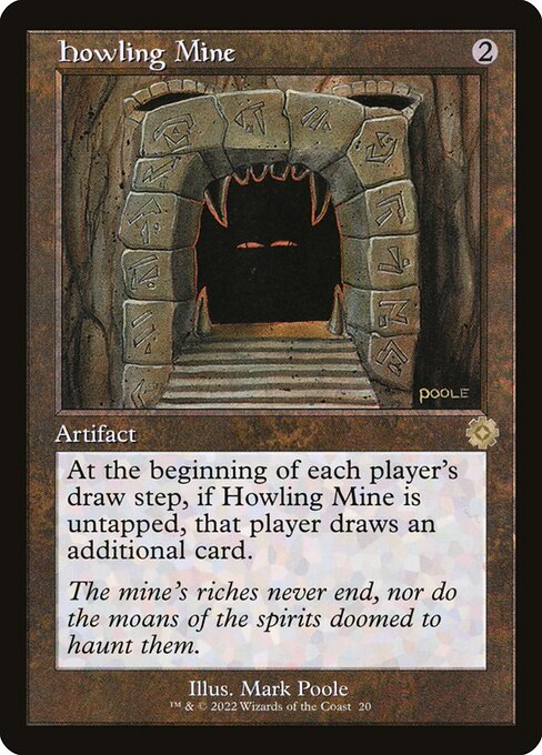 Howling Mine (V.1) BRR-20 Rare Excellent Englisch