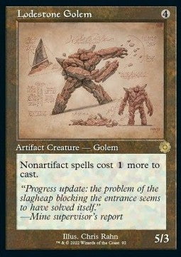 Lodestone Golem BRR-92 Rare Excellent Englisch