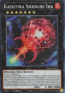 Kashtira Shangri-Ira DABL-045 Super Rare Near Mint Deutsch 1. Auflage