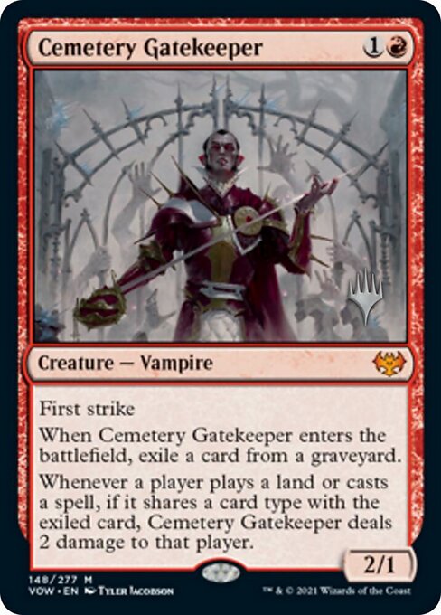 Cemetery Gatekeeper PVOW-148 Mythic Excellent Englisch