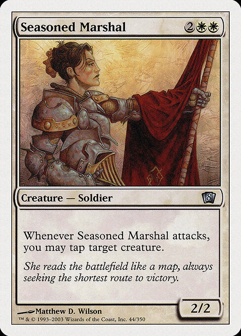 Seasoned Marshal 8ED-44 Uncommon Excellent Englisch Foil