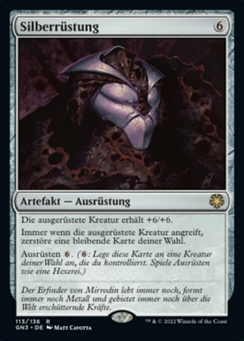 Silberrüstung GN3-113 Rare Near Mint Deutsch