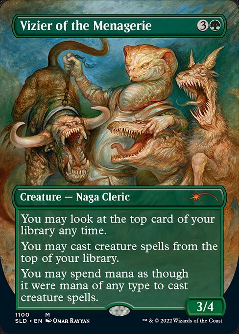 Vizier of the Menagerie SLDO2-1100 Mythic Near Mint Englisch Foil