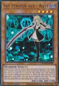 Himmelsjäger-Ass - Raye MAMA-DE004 Ultra Rare Near Mint Deutsch 1. Auflage