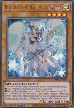 Rilliona, Magistus des Glases MAMA-058 Ultra Rare Excellent Deutsch 1. Auflage