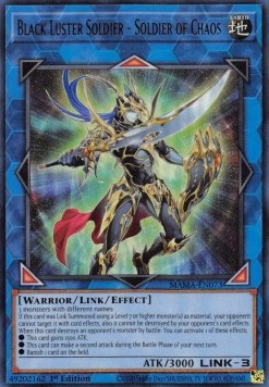 Black Luster Soldier - Soldier of Chaos MAMA-073 Ultra Rare Excellent Englisch 1. Auflage