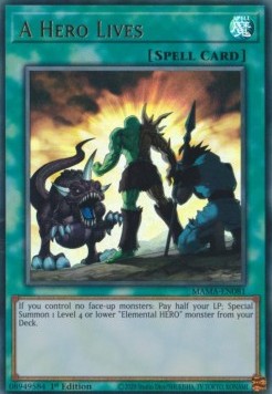Ein Held lebt MAMA-081 Ultra Rare Excellent Deutsch 1. Auflage
