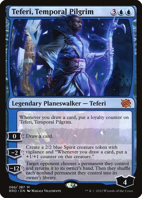 Teferi, Temporal Pilgrim BRO-66 Mythic Excellent Englisch Foil
