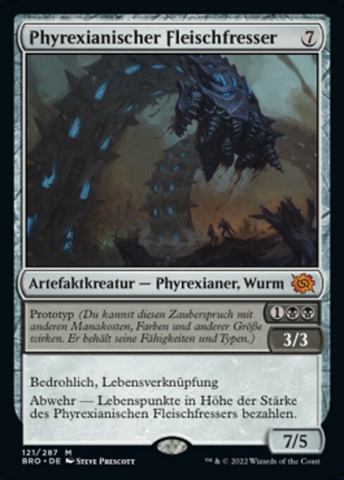 Phyrexianischer Fleischfresser BRO-121 Mythic Near Mint Deutsch