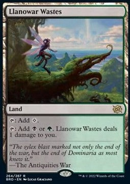 Llanowar-Ödland BRO-264 Rare Near Mint Englisch