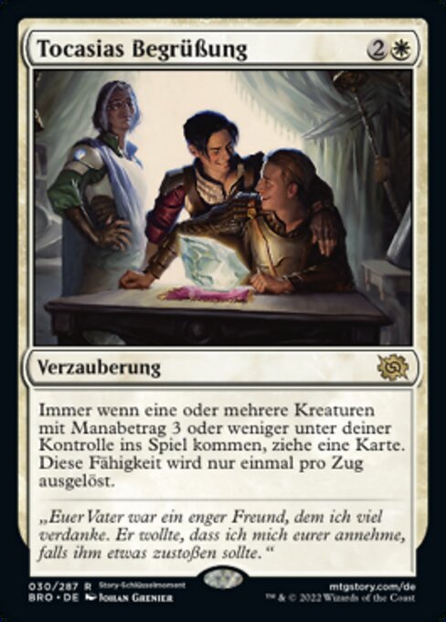 Tocasias Begrüßung BRO-30 Rare Near Mint Deutsch