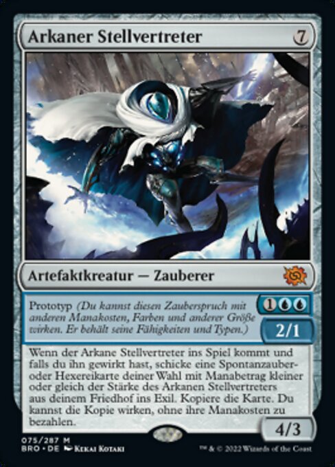 Arkaner Stellvertreter BRO-75 Mythic Near Mint Deutsch