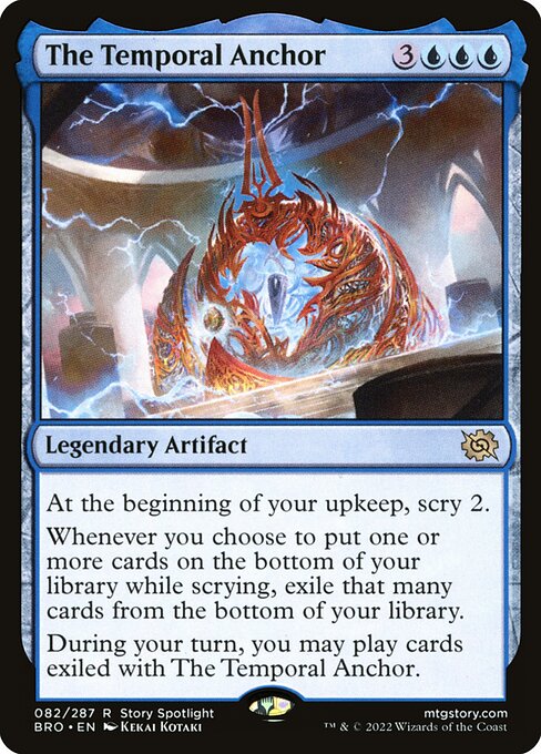 The Temporal Anchor BRO-82 Rare Near Mint Englisch