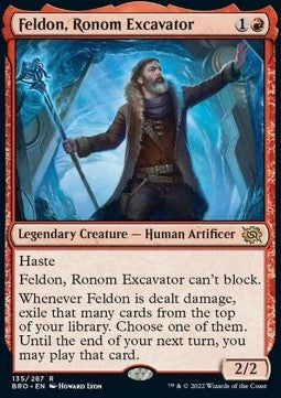 Feldon, Ronom-Ausgräber BRO-135 Rare Excellent Deutsch Foil