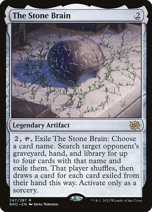 The Stone Brain BRO-247 Rare Near Mint Englisch