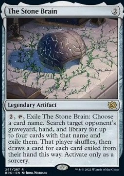 The Stone Brain BRO-247 Rare Excellent Englisch Foil