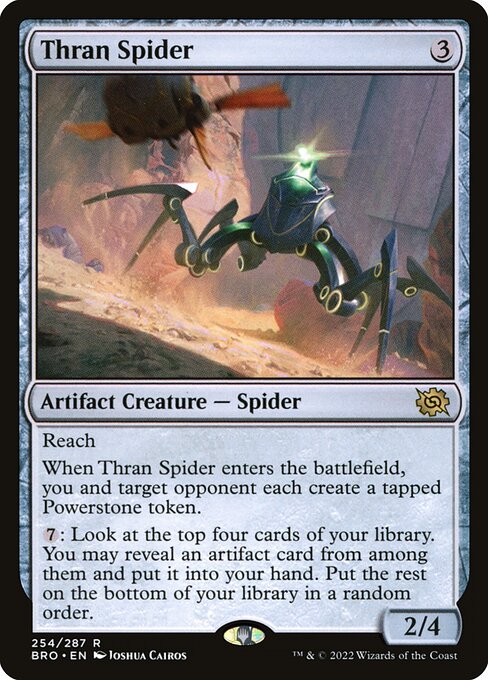 Thran Spider BRO-254 Rare Good Englisch Foil