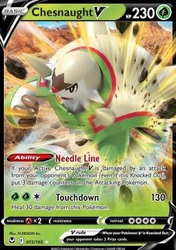Chesnaught V SIT-015 Ultra Rare Near Mint Englisch