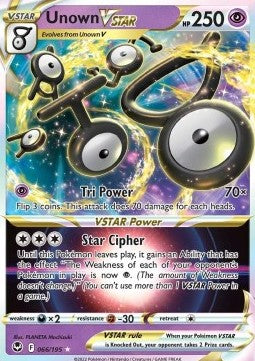Unown VSTAR SIT-066 Ultra Rare Near Mint Englisch