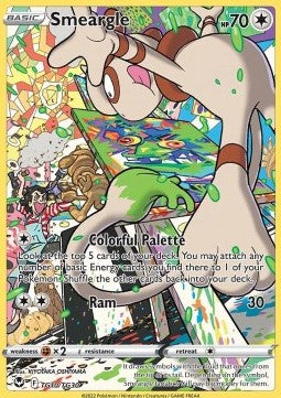 Smeargle SIT-TG10 Holo Rare Near Mint Englisch