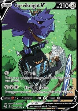 Corviknight V SIT-TG18 Ultra Rare Near Mint Englisch