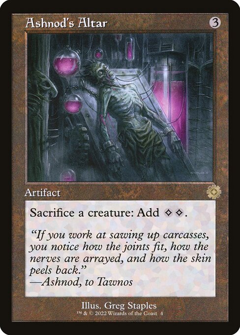 Ashnod's Altar BRR-4 Rare Good Englisch