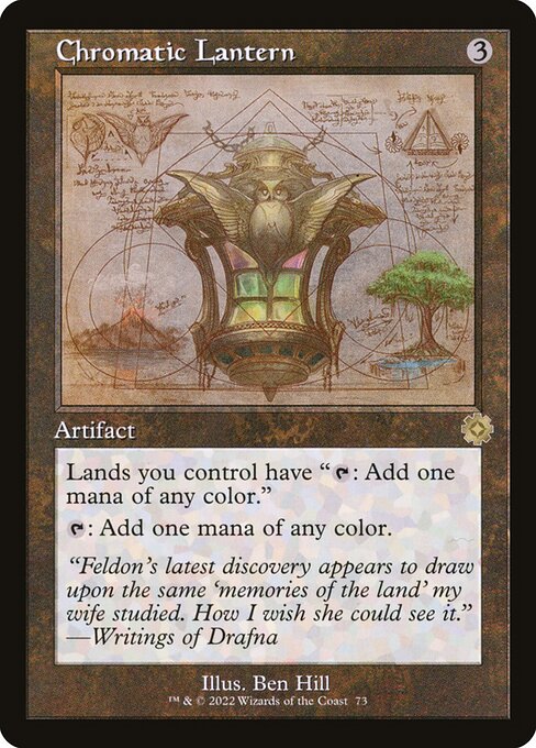 Chromatische Laterne (V.2) BRR-73 Rare Excellent Englisch Foil