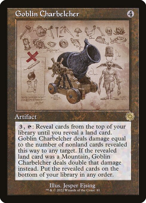 Goblin Charbelcher BRR-81 Rare Excellent Englisch Foil