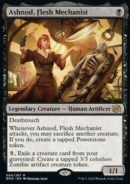 Ashnod die Fleischmechanikerin BRO-84 Rare Near Mint Deutsch