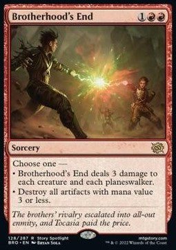 Ende der Bruderschaft BRO-128 Rare Excellent Deutsch