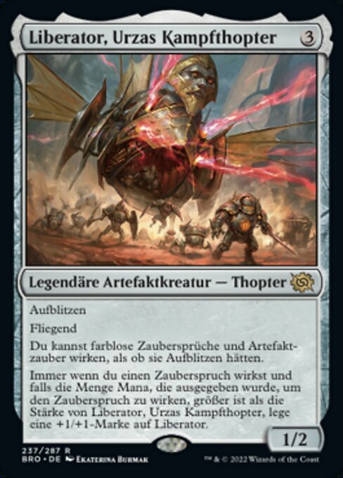 Liberator, Urzas Kampfthopter BRO-237 Rare Near Mint Deutsch