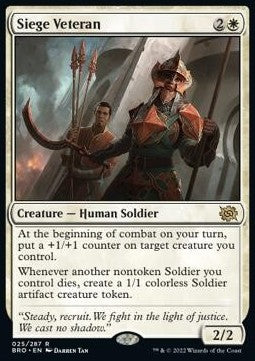 Belagerungsveteranin BRO-25 Rare Excellent Deutsch