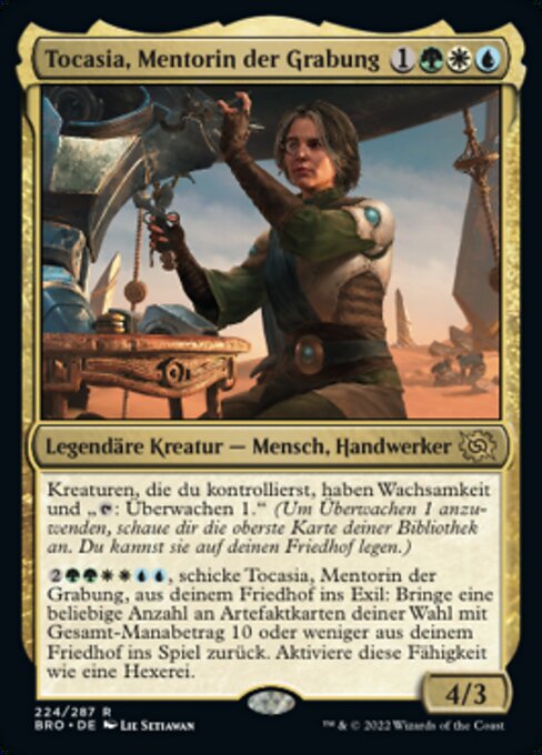Tocasia, Dig Site Mentor BRO-224 Rare Good Deutsch