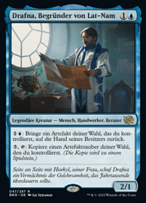 Drafna, Begründer von Lat-Nam BRO-47 Rare Excellent Deutsch Foil