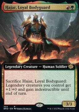 Hajar, loyaler Leibwächter XBRO-354 Rare Near Mint Deutsch