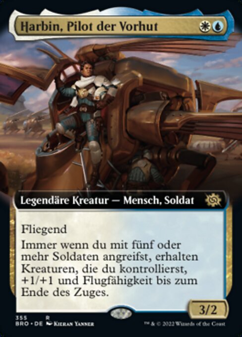 Harbin, Pilot der Vorhut XBRO-355 Rare Excellent Deutsch Foil