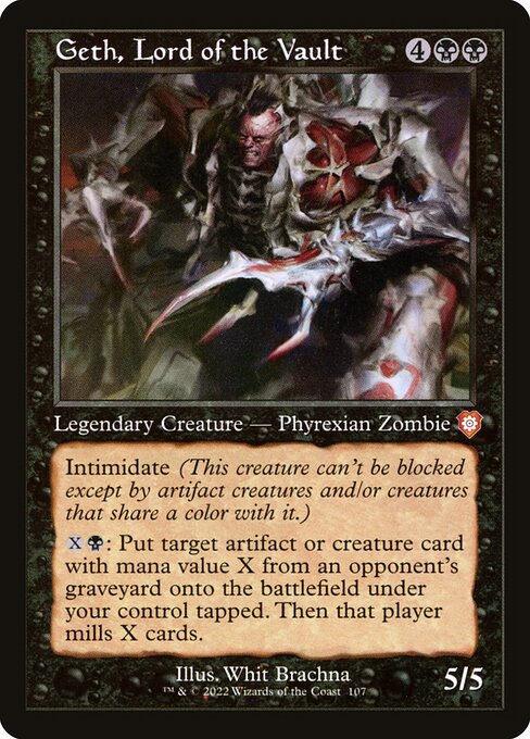 Geth, Lord of the Vault BRC-107 Mythic Near Mint Englisch