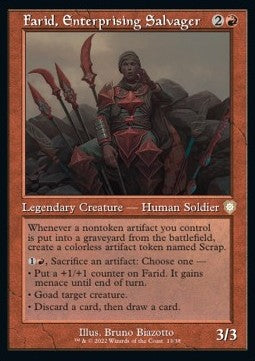 Farid, Enterprising Salvager BRC-13 Rare Near Mint Deutsch